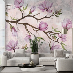Fototapeta z wiosennym motywem Kwitnąca Magnolia - główne zdjęcie produktu