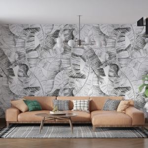 Fototapeta Rysowane Liście_1853669773
